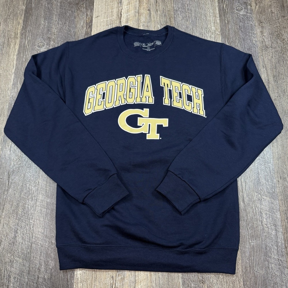 Georgia Tech Yellow Jackets Crewneck Sweatshirt Women's Small Navy GT College